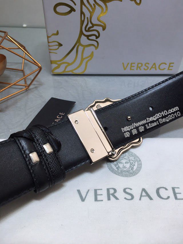 VERSVE男士皮帶 範思哲高端皮帶 美杜莎腰帶扣  jjp1065